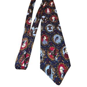 Tango by Max Raab VTG made in the USA silk Americana Series tie with presidents